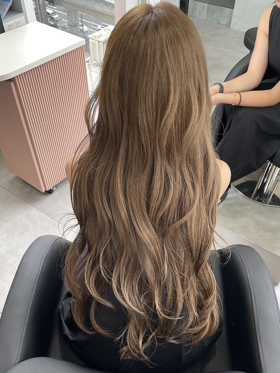 ミルクティーカラー ベージュカラー ブリーチ無しカラー：L184108004