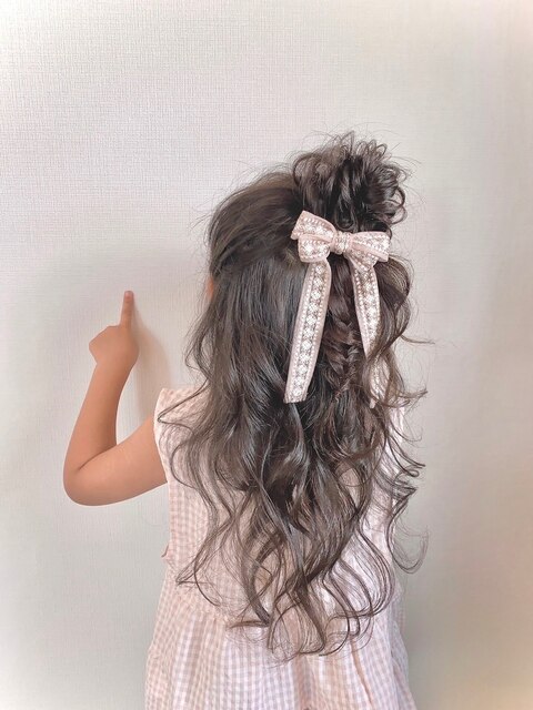 子供ヘアセット