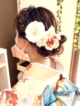 ジェネータ 新横浜店(GENETA) 編み込みシニヨン【新横浜/ヘアセット/着付け】