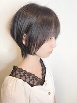 ステア ケース(stair case)&nbsp;【馬場】大人かわいい黒髪外ハネショートウルフ耳かけ