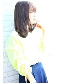 ミルクブラウン/ダークパープル/ナチュラルショート/夏/町田