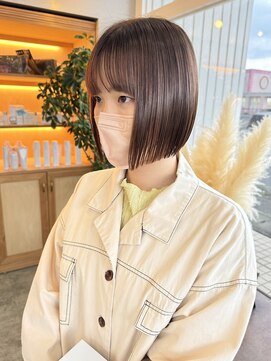 ユラギフロムユイマァル 水島店(YURAGI from YUIMARL) ぱつっとボブ×髪質改善トリートメント