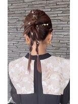 ハイバレーヘアーメゾン(HIGH VALLEY HAIRMAISON) カチモリヘアお呼ばれヘアセット岡山南中央町