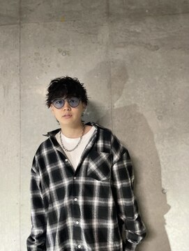 ガーデン タチカワ(garden tachikawa) 【立川メンズ】ニュアンスセンター波巻き刈り上げマッシュ