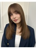 ツヤ髪スタイル　ロング　レイヤーカット