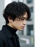 【メンズ限定】カット+ニュアンスパーマ+TOKIOトリートメント+炭酸泉￥14900