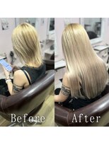 エクステ専門店 あるじゃんすー 水戸店 ホワイトベージュ#シールエクステ#ホワイトブロンド#美髪#水戸