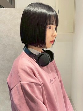 ムーン バイ ケンジ(moon by KENJE) 【sakura】ボブ/切りっぱなし/タッセルボブ