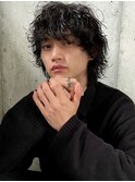 マッシュウルフツイストスパイラルパーマ