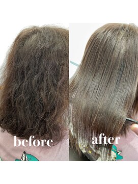 アムヘアー(A.M. hair) 【自分史上一番☆】髪質改善縮毛矯正