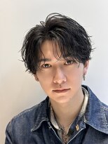 オーシャントーキョー 仙台(OCEAN TOKYO)&nbsp;波巻きツイストスパイラルセンターパート刈り上げメンズパーマ