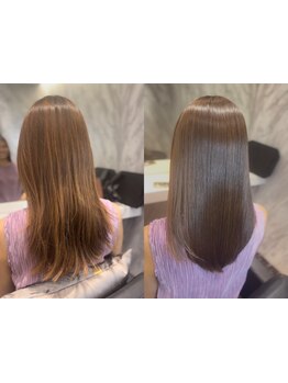 今までの髪悩みを忘れ、ふと触ってしまう程に。髪質改善のプロが選んだ《整える》メニュー[髪質改善/銀座]