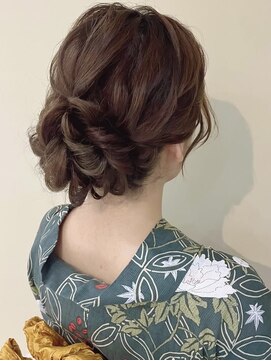 ヘアメイク ギャリス 北新地店(HAIR MAKE SALON Gallis) アップヘア