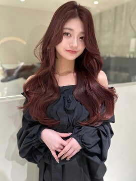 ロンドメリア 天神大名店(Lond Melia) ★縮毛矯正くびれヘア夏のヘアアレンジハイライトカラー髪質改善