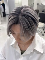 バース 梅田中崎町店(BIRTH)&nbsp;50代40代白髪ぼかしシルバーメッシュバレイヤージュ