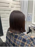 切りっぱなしボブ