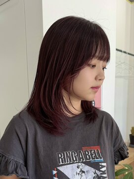 【伸ばしかけでも楽しみたい】ミディアムレイヤー♪