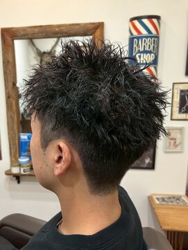 MEN’S HAIR/波巻ツイストスパイラル/フェザーパーマ/印西