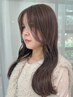 定番人気☆【透明感×ツヤ感が叶う】カット＋カラー￥14,850～