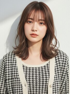 コトナ 越谷店 ミディアム髪型20代30代40代50代前髪あり前髪なし面長丸顔越谷
