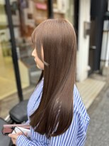 エスト 小倉(est)&nbsp;ブリーチなしダブルカラー/ブラウン/髪質改善/ロング/ブリーチ
