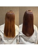 改善３回目/カラーの傷み感を艶髪へ