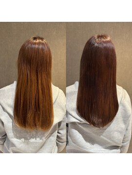 ディアーズ 徳島店(Dears) 改善3回目/カラーの傷み感を艶髪へ