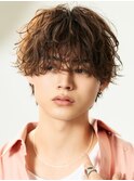 渋谷シャドウパーマスパイラルパーマミディアムマッシュ