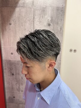ヘアー ラボ エムツー(hair lab m2) メッシュ×フェード×センターパート