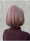 【木下　カラー】ニュアンスカラー×前下がり大人ボブ