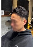 大人ツーブロックパーマ