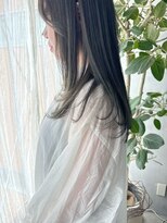 ミント(mint) ☆オリーブグレー☆ブリーチなしダブルカラー☆レイヤーカット
