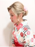 ツイスト　ルーズ　ダウンスタイル