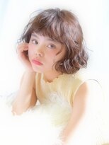 アイビー(Ivy)&nbsp;ボブでもできる低温デジタルパーマで無造作ウェーブ