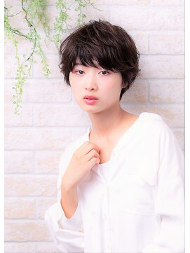 ソア 武蔵小杉(SOAR) 毛先パーマネオウルフ小顔外ハネボブアッシュブラウン