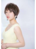 オリーブアッシュ簡単スタイリングセシルカット
