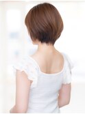 大人ショートボブ×ナチュラル 
