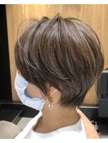 トリート 市川店(TREAT) ハイライト×ショートボブ