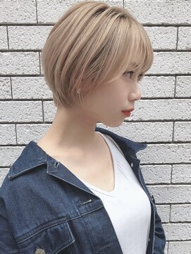 ロンド 銀座(Lond) 【銀座◇成田】ハイトーンショートくびれヘア丸み大人可愛いボブ