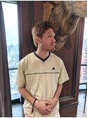 外国人風ベージュショート