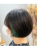 インナーカラーボブ