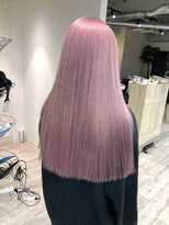 コワファーストナガサキシャンプーボーイ(COIFF1RST NAGASAKI SHAMPOO BOY)&nbsp;ブリーチ2回 ペールピンク