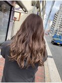 質感カラー グレージュ
