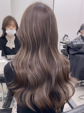 ジルブラン(JIL BLAN) ハイライトバレイヤージュダブルカラー20代30代40代グレージュ