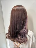 ラベンダーブラウン×パープル