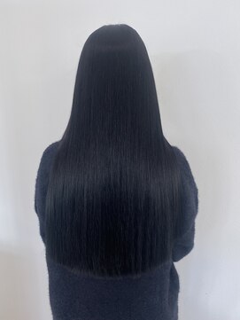 コト 福井大和田店(coto) 福井　大和田　髪質改善トリートメント　ブルーブラック　艶髪