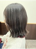 外ハネくびれボブスタイル