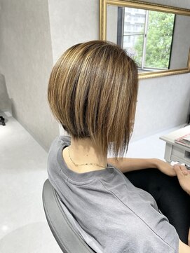 エース 春日部店(A) 白髪ぼかしハイライト