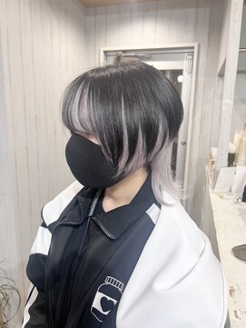 オアフ(Oahu) インナーカラー　ホワイト×ブラック