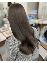 ハピネス 梅田茶屋町店(HAPPINESS) ブリーチなしダブルカラーオリーブベージュ